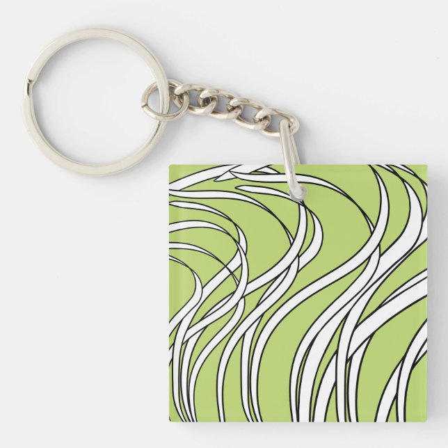 Llavero Underwater  Wave lime green (Frente)