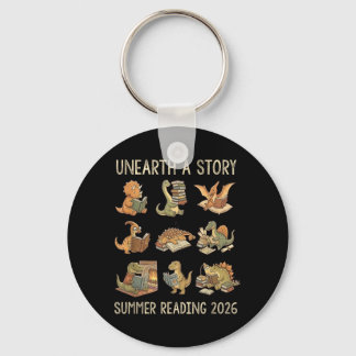 Llavero Unearth a Story Summer 2026 Dinosaur Reading Books