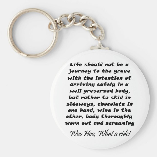 Llavero Único gracioso por los regalos de keychain de cump (Frente)