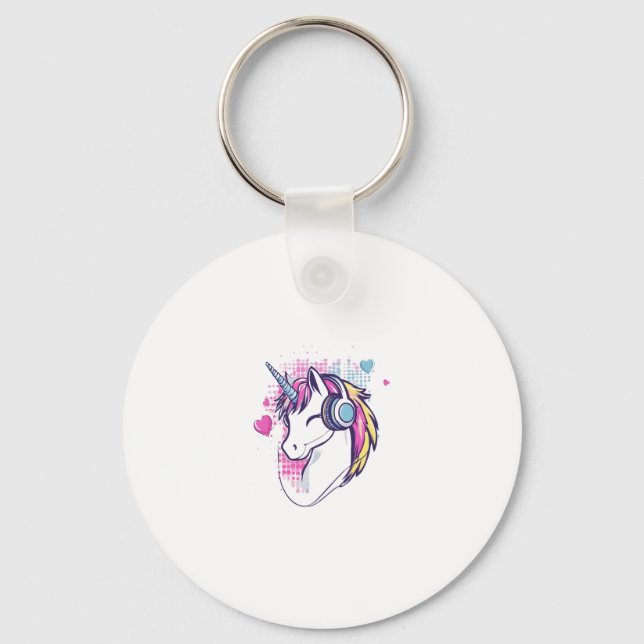 Llavero Unicorn Gamer Girl (1) (Anverso)