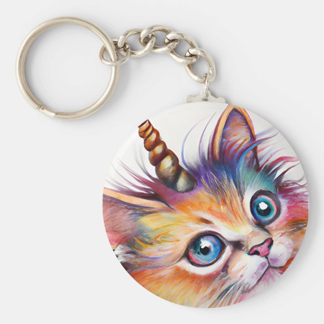 Llavero Unicorn Kitten Keychain (Frente)