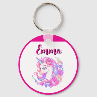 Llavero unicorn & personalize your name 