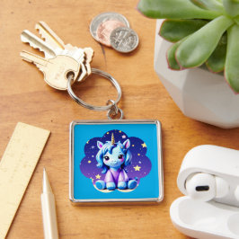 Llavero Unicornio Bebé en la cadena de claves de PJ
