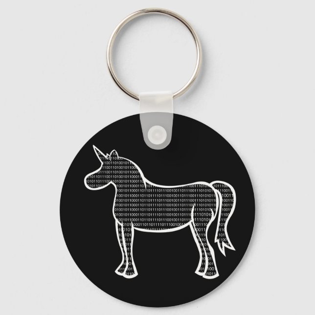 Llavero Unicornio binario (Anverso)