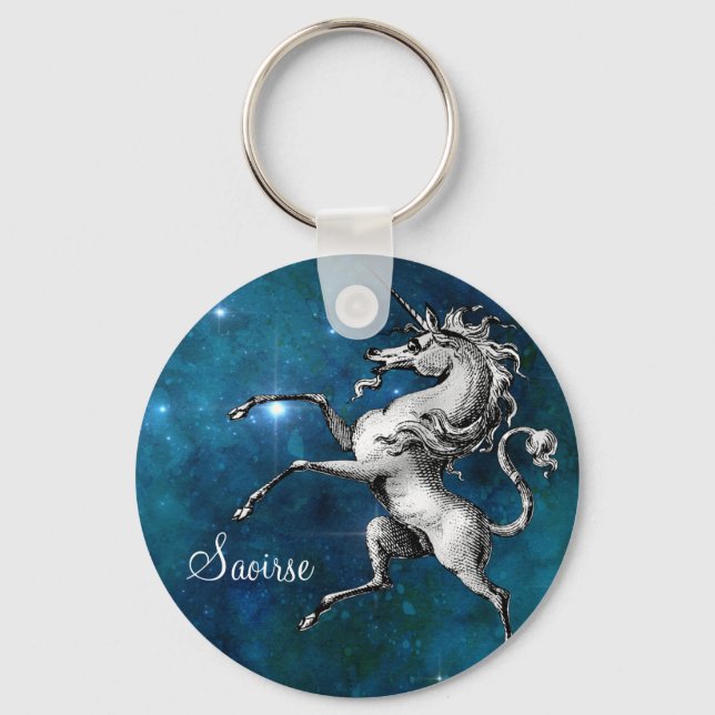 Llavero Unicornio Celestial (Anverso)