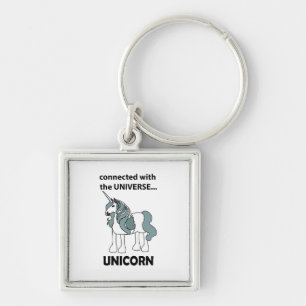Llavero Unicornio Conectado Con El Universo Unicornio