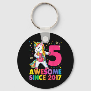 Llavero Unicornio de 5 años de edad Chica Unificado