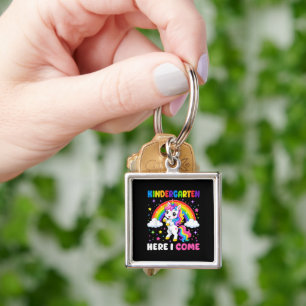 Llavero Unicornio de jardín de infantes aquí vengo De vuel