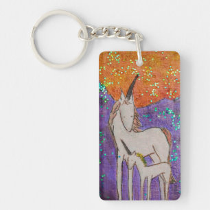 Llavero Unicornio de la mamá y del bebé