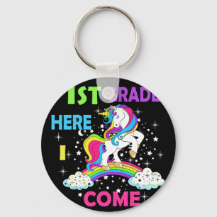 Llavero Unicornio De Vuelta Al Colegio Hola Primer Día De