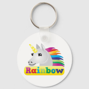 Llavero Unicornio del arco iris