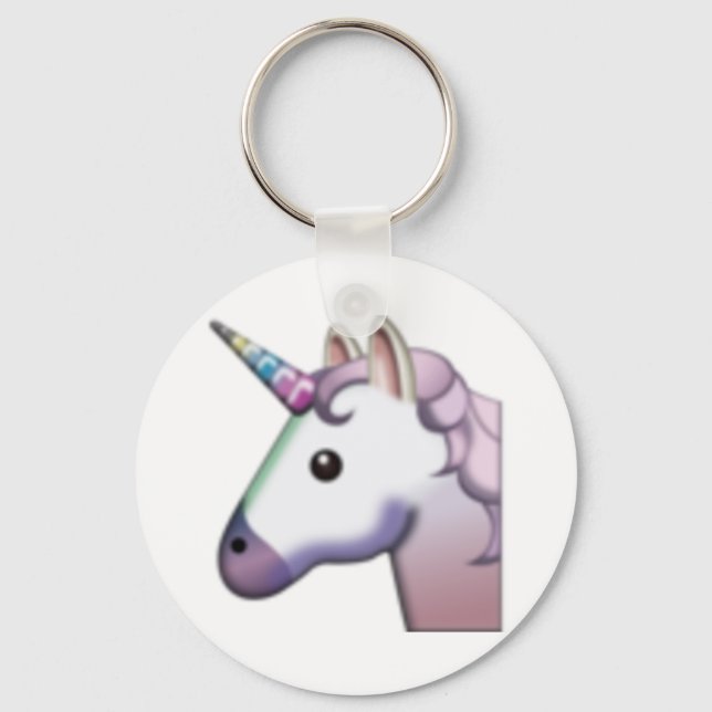 Llavero Unicornio - Emoji (Anverso)