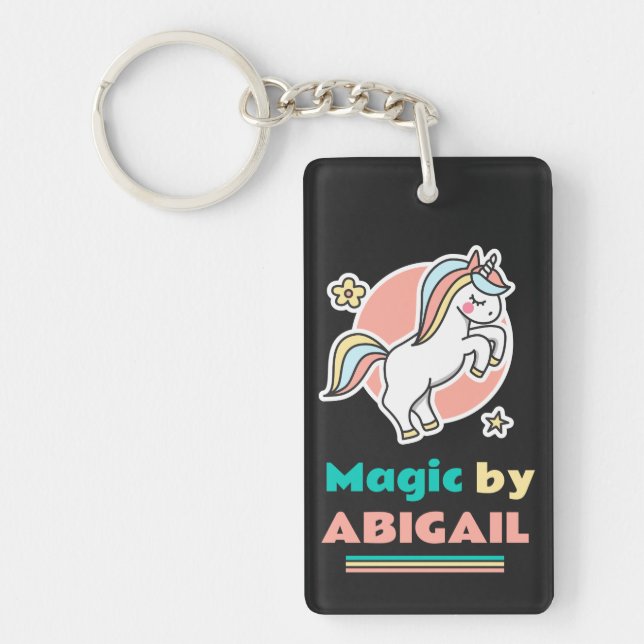 Llavero Unicornio - I Do Magic - Magic by You (Frente)