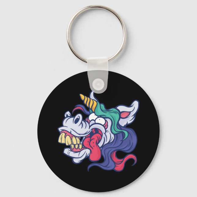 Llavero Unicornio Loco (Anverso)
