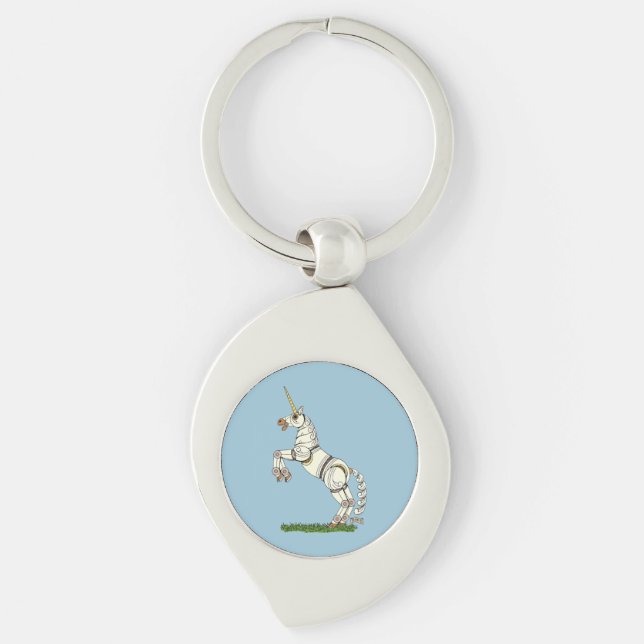 Llavero Unicornio mecánico (Anverso)