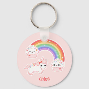 Llavero Unicornio rosa
