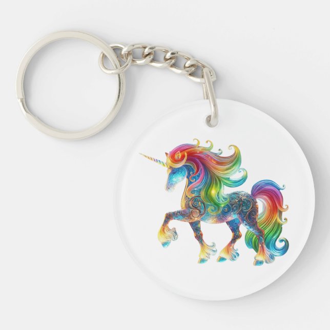 Llavero Unicornio único (Frente)