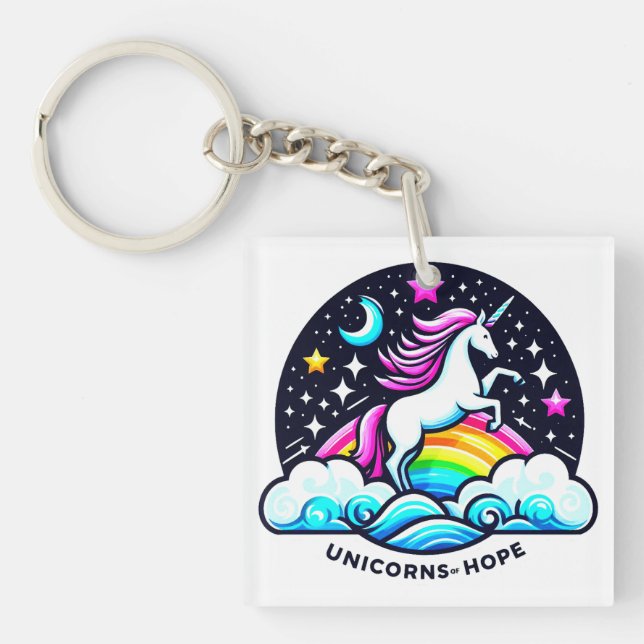 Llavero Unicornios de Esperanza (Frente)