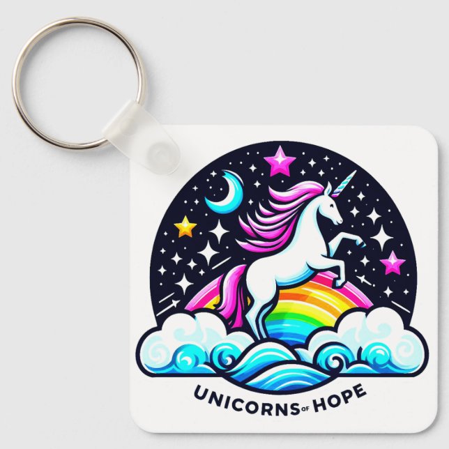 Llavero Unicornios de Esperanza (Anverso)