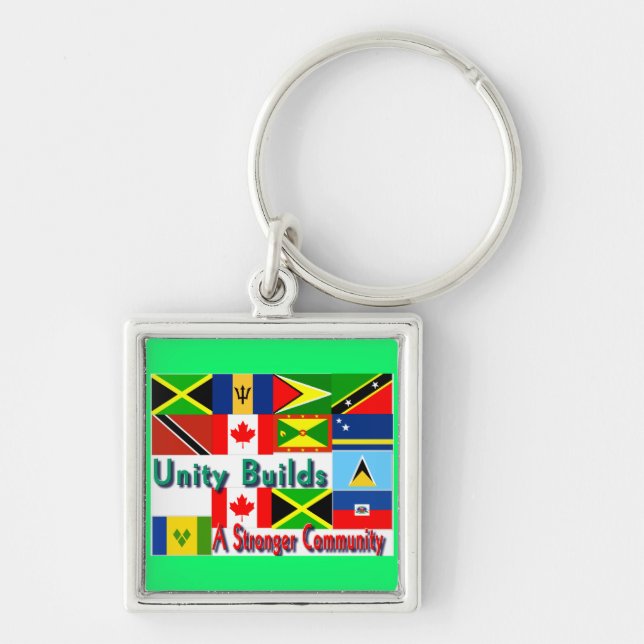 Llavero Unidad caribeña-canadá (Frente)