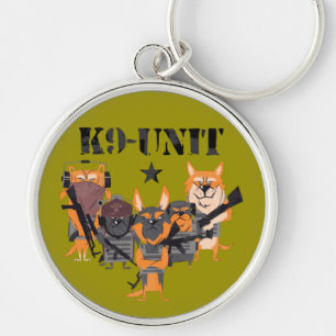Llavero Unidad de Perros Policías K9