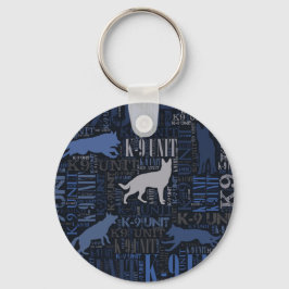 Llavero Unidad K-9 - Unidad de perro de la policía