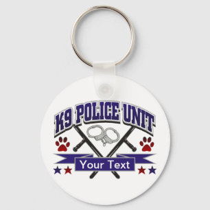 Llavero Unidad policial personalizada K9