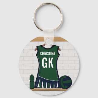 Llavero Uniforme de Netball personalizado