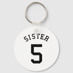 Llavero Uniforme del equipo de hermanas # 5 Handbyll Sis F