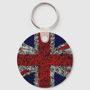 Llavero Unión bandera de jack uk patriótico