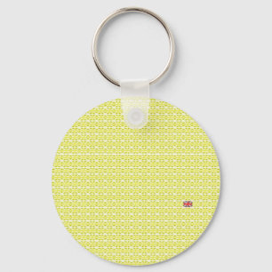 Llavero Unión Europea amarilla y extraña en Reino Unido