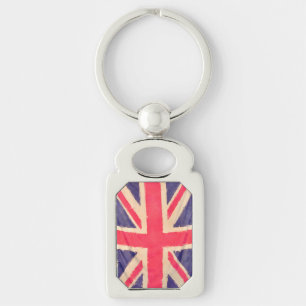 Llavero UNION JACK FLAG grunge