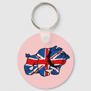 Llavero Union Jack patriótico