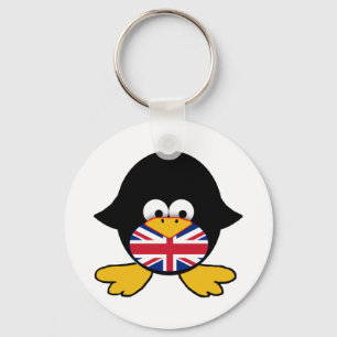Llavero Union Jack Penguin