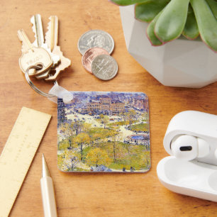 Llavero Union Square en primavera de Frederick Childe Hass