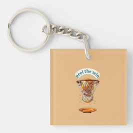 Llavero Unique basketball lover gifts peel the win