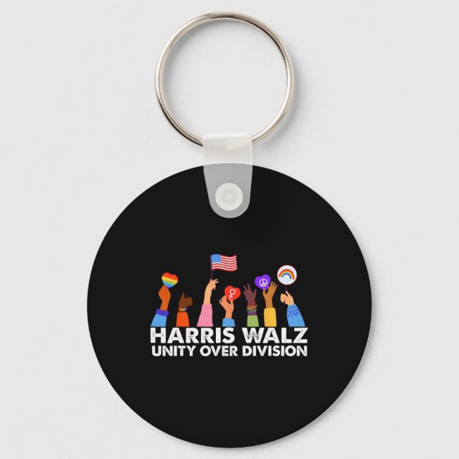 Llavero Unity Over Division Harris Wheimer 2024 3 (Anverso)