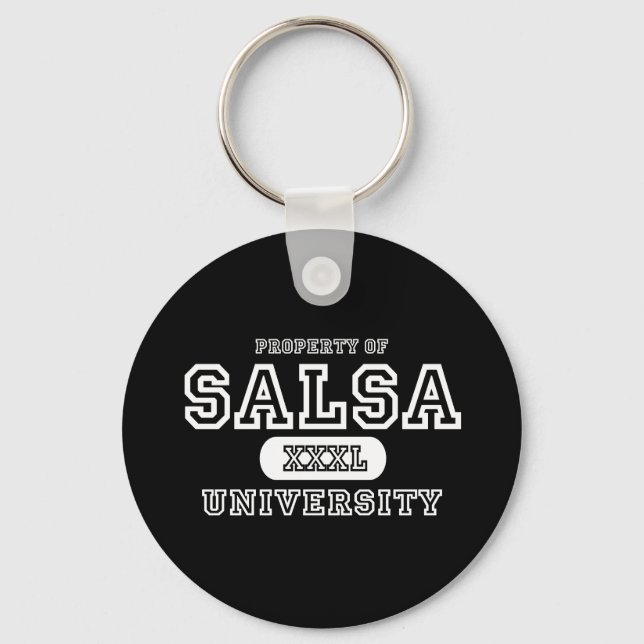 Llavero Universidad de Salsa Dark (Anverso)