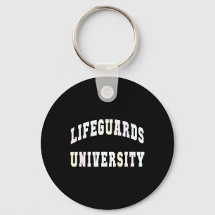 Llavero Universidad divertida de salvavidas viaje a la pla