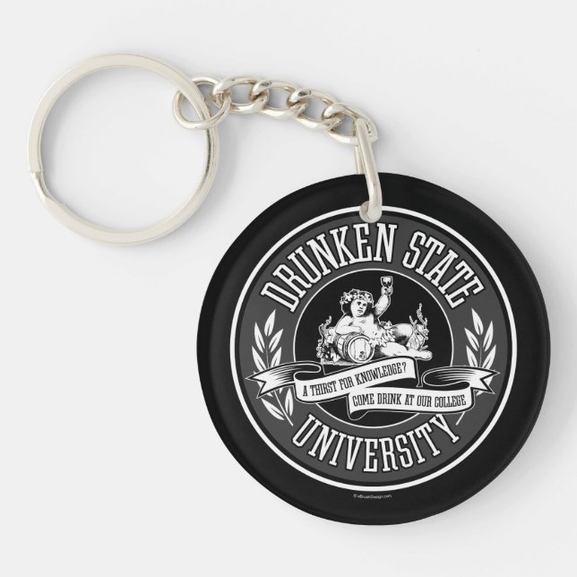 Llavero Universidad Estatal de Drunken (Frente)
