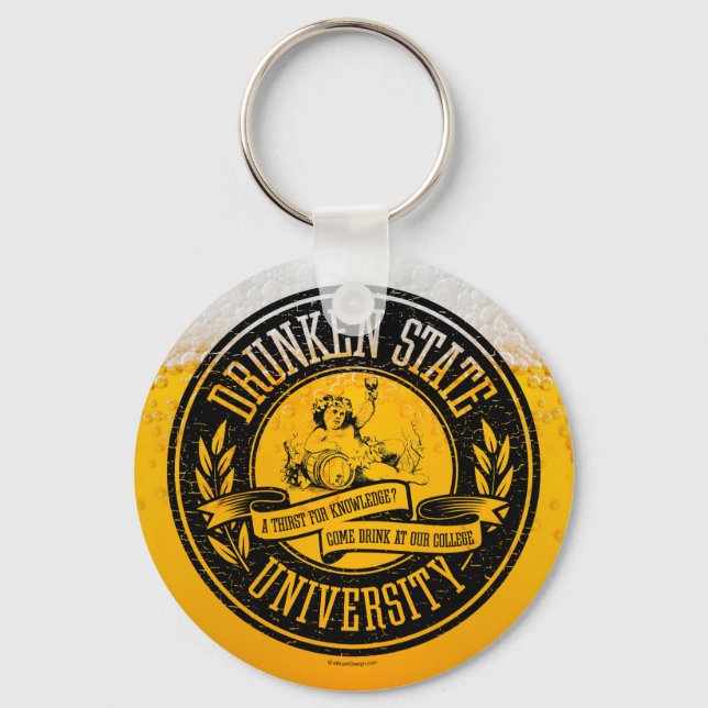 Llavero Universidad Estatal de Drunken (Anverso)