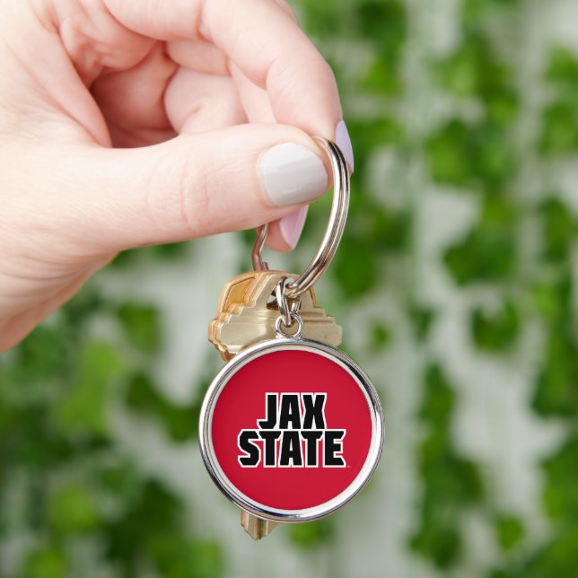Llavero Universidad Estatal de Jacksonville JAX STATE Text (Mano)