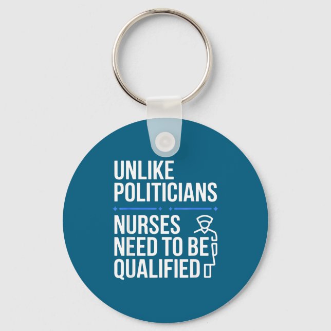 Llavero Unlike Liticians Nurses Need To Be Qualified Sarca (Anverso)
