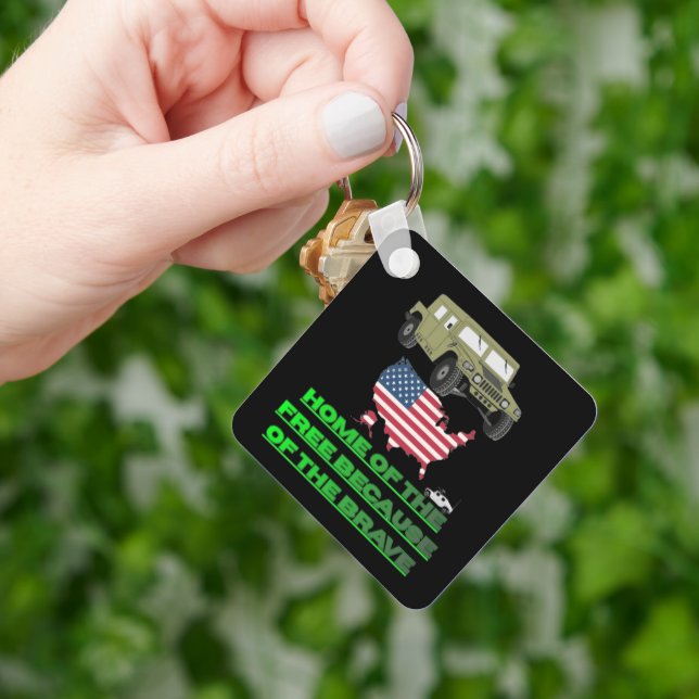 Llavero Unstoppable veterans black (Mano)