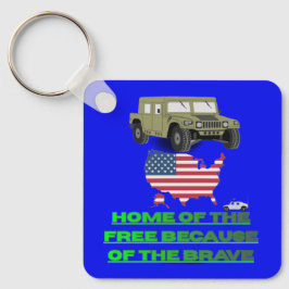 Llavero Unstoppable veterans blue