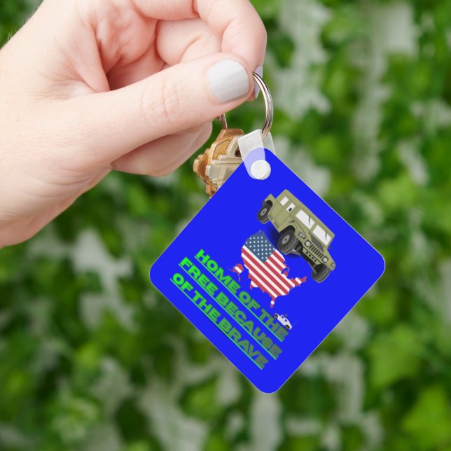 Llavero Unstoppable veterans blue (Mano)