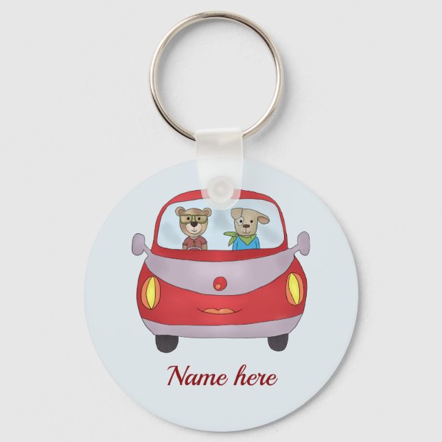 Llavero Unterwegs personalisiert (Anverso)