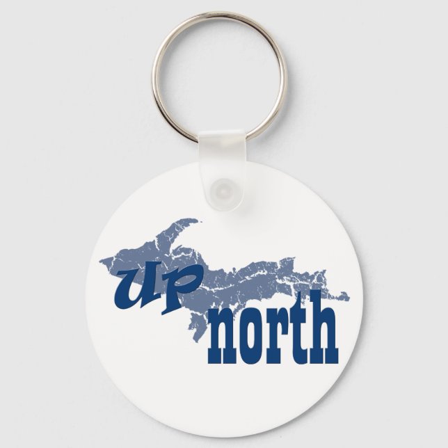 Llavero UP Michigan Up North Yooper Keychain (Anverso)