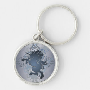 Llavero urbano del unicornio de la fantasía de