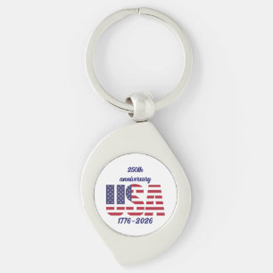 Llavero USA 250º Aniversario Semiquincentenario 1776–2026
